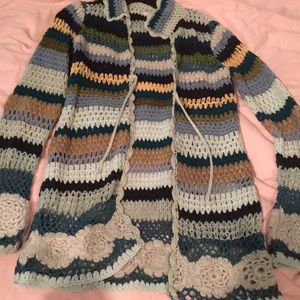 Free people Sweater w tie